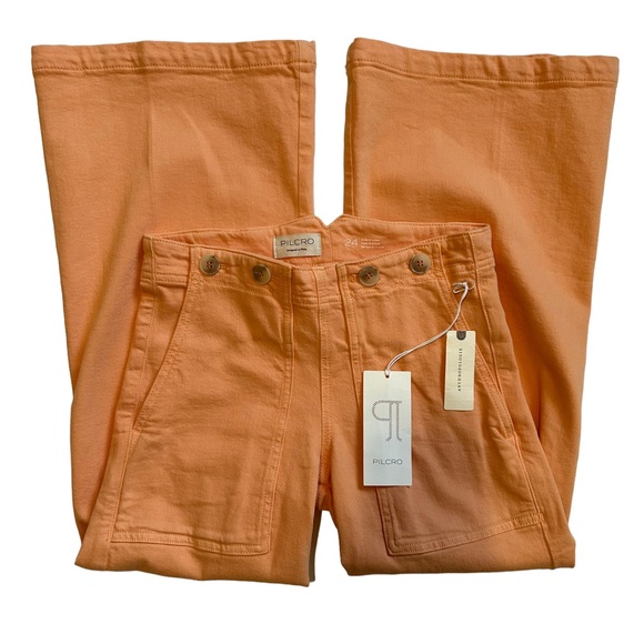 NWT Anthropologie The Kit High-Rise Wide-Leg Utility Trousers by Pilcro. - Picture 6 of 14